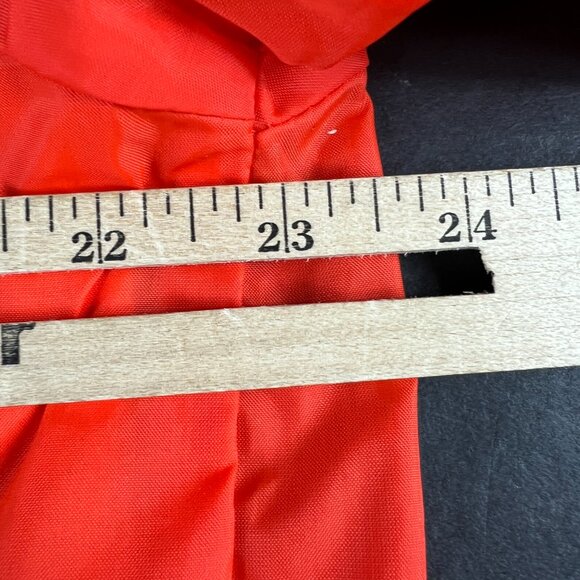 VTG Soffe Tennessee Volunteers Jacket Large Orange Snap Button Lined Windbreaker - Picture 15 of 16